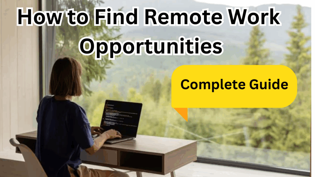 How to Find Remote Work Opportunities in India