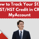 How to Track Your $179 GST/HST Credit in CRA MyAccount