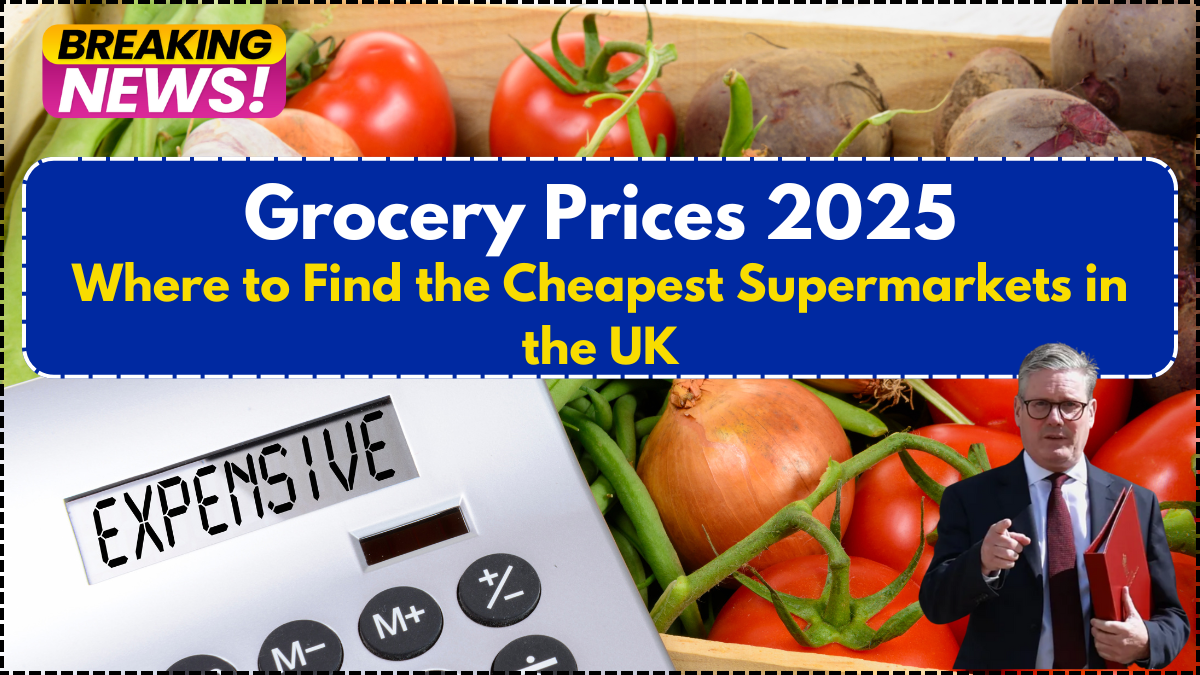 Grocery Prices 2025 – Where to Find the Cheapest Supermarkets in the UK