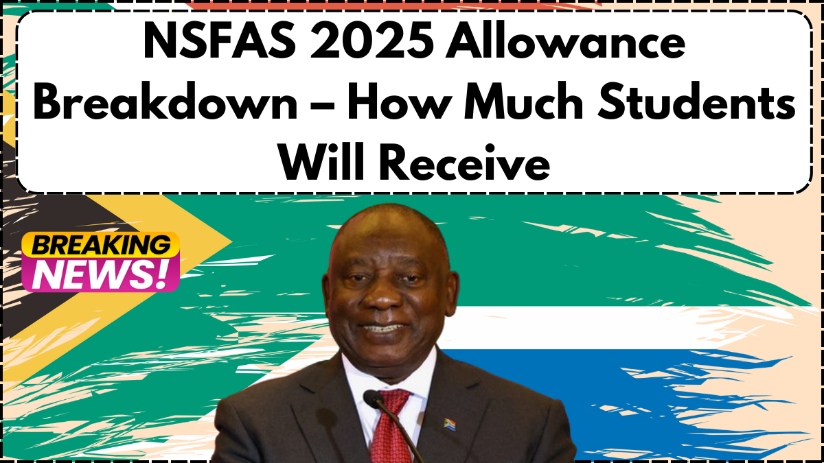 NSFAS 2025 Allowance Breakdown – How Much Students Will Receive