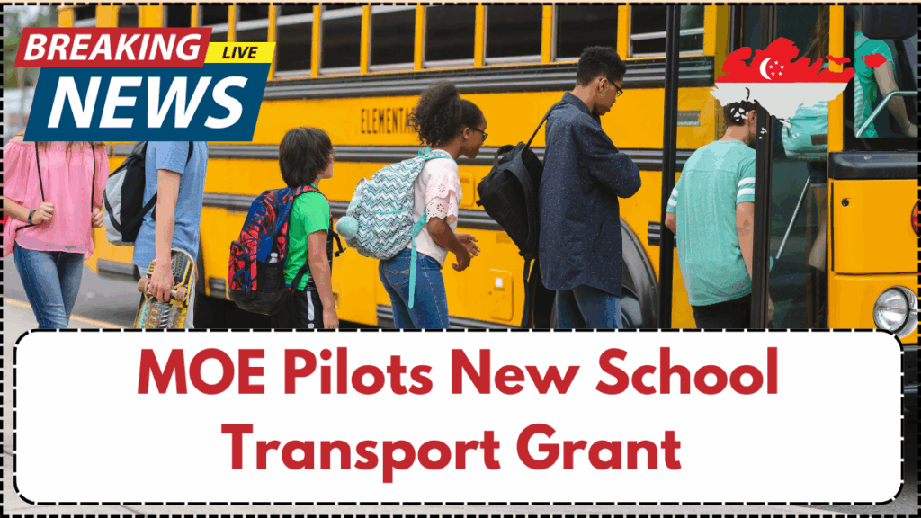 MOE Pilots New School Transport Grant – Who Is Eligible in 2025?