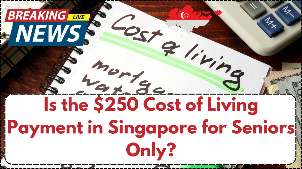 Is the $250 Cost of Living Payment in Singapore for Seniors Only?