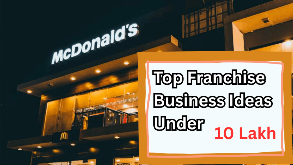 Top Franchise Business Ideas Under 10 Lakh in India 2025 List