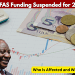 NSFAS Funding Suspended – May 2025 Alert for South African Students