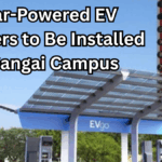 Solar-Powered EV Chargers to Be Installed at Sangai Campus